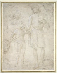 Estudios para Tobías y el ángel
